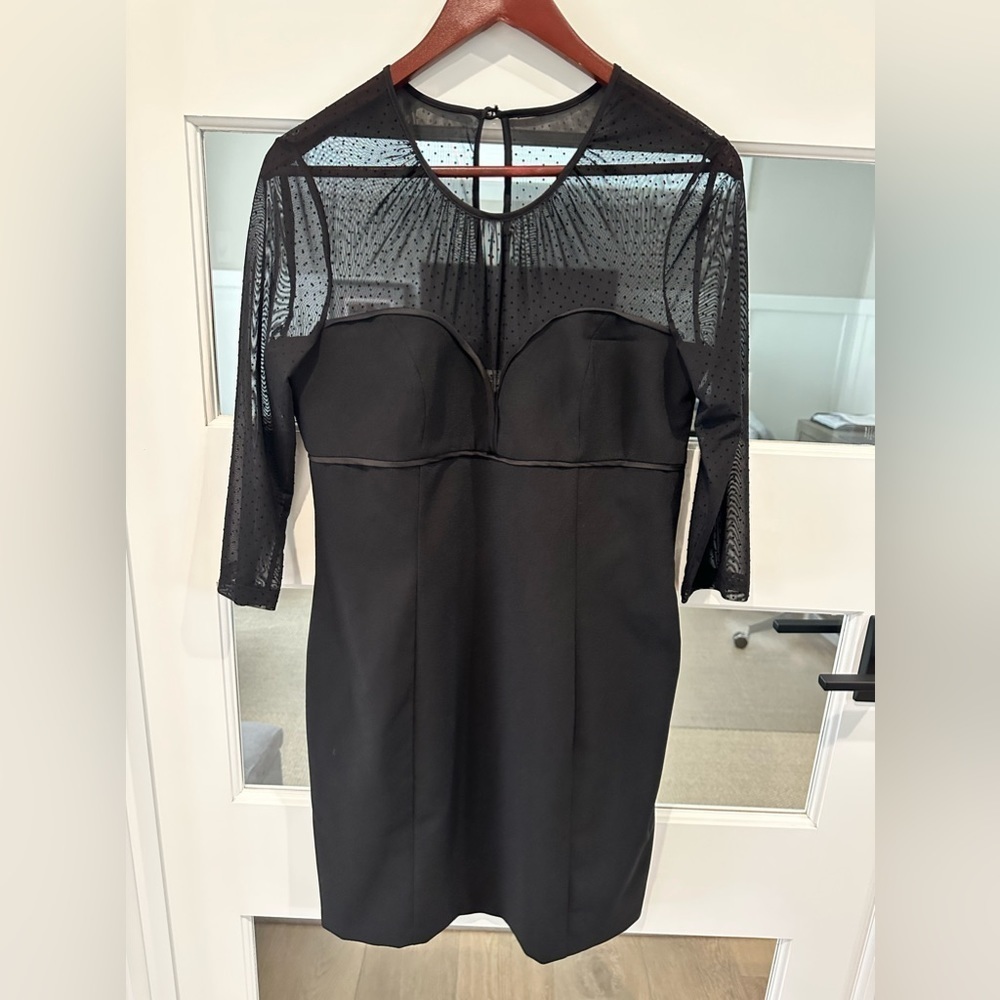 Max And Cleo Jamie Womens  Black Bodycon Dress Size 10